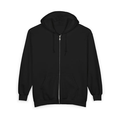 Zip Hoodie — "New Year, Same Hustle" Motivational Full-Zip Sweatshirt