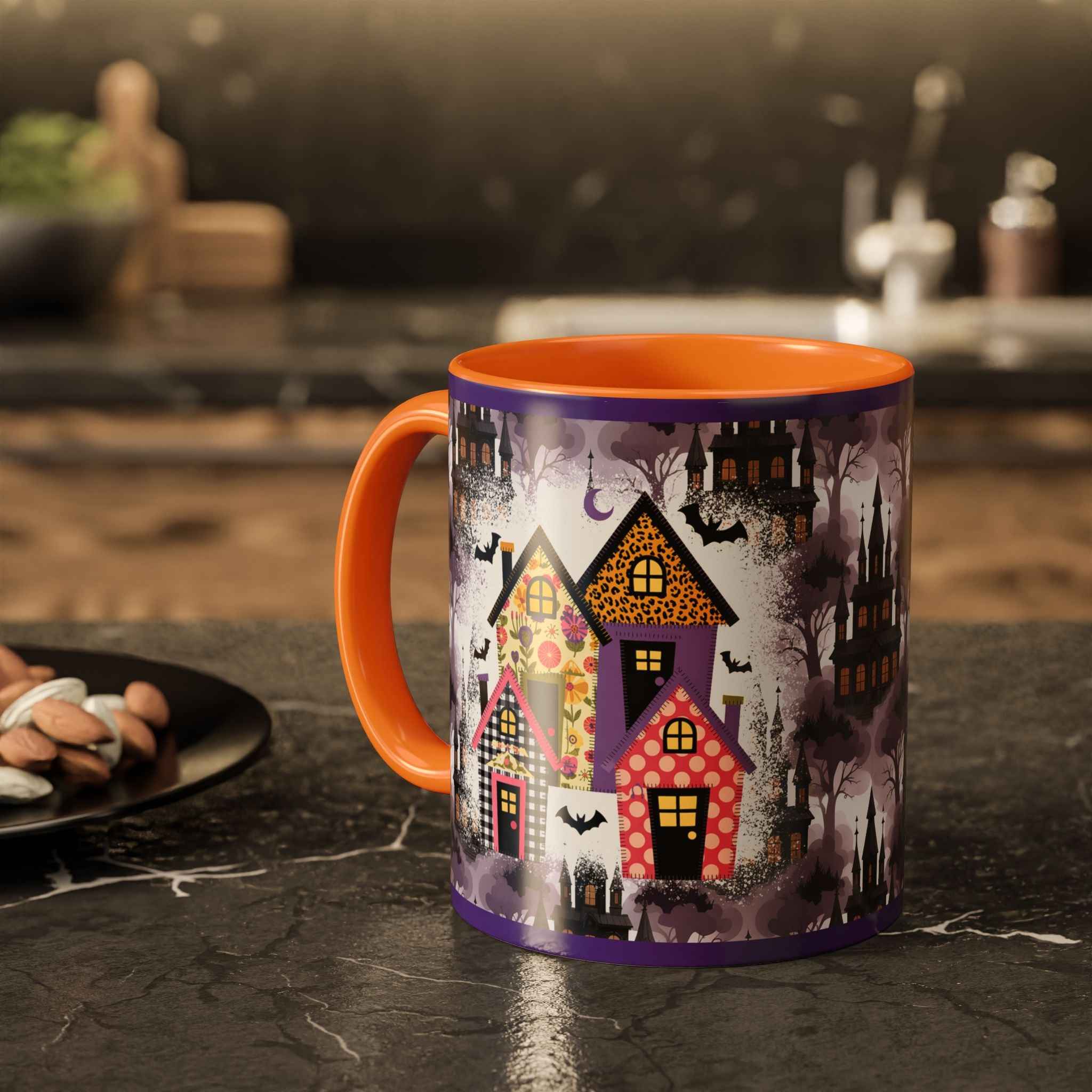 Colorful Halloween Mugs - Unique Witch-Themed Coffee Cup for Spooky Autumn Gifts