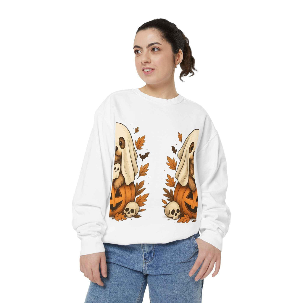 Halloween Bunny Sweatshirt for Spooky Seasonal Style