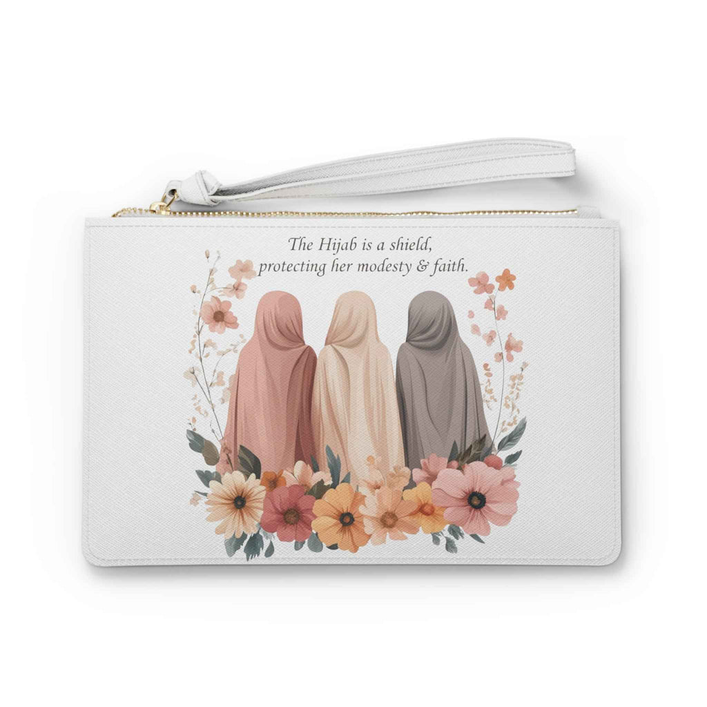 Modest Floral Clutch Bag - Elegant Muslim Accessory & Perfect Gift for Her