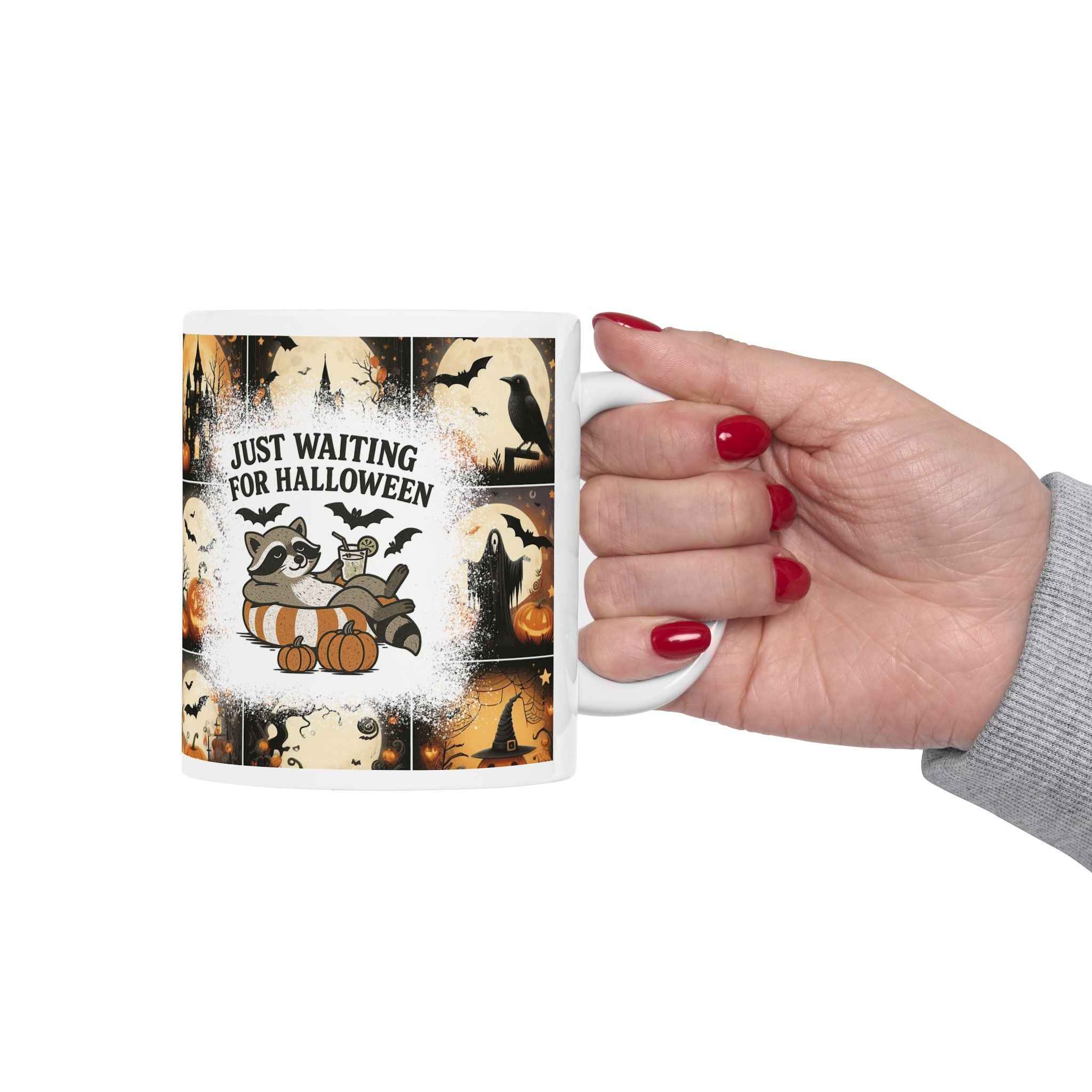 Halloween Ceramic Mug - Perfect for Spooky Season, Fall Decor, and Witch Lovers