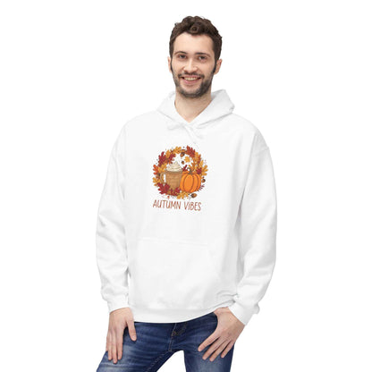 Autumn Vibes Fleece Hoodie - Perfect Autumn Fleece Hoodie for Cozy Fall Days