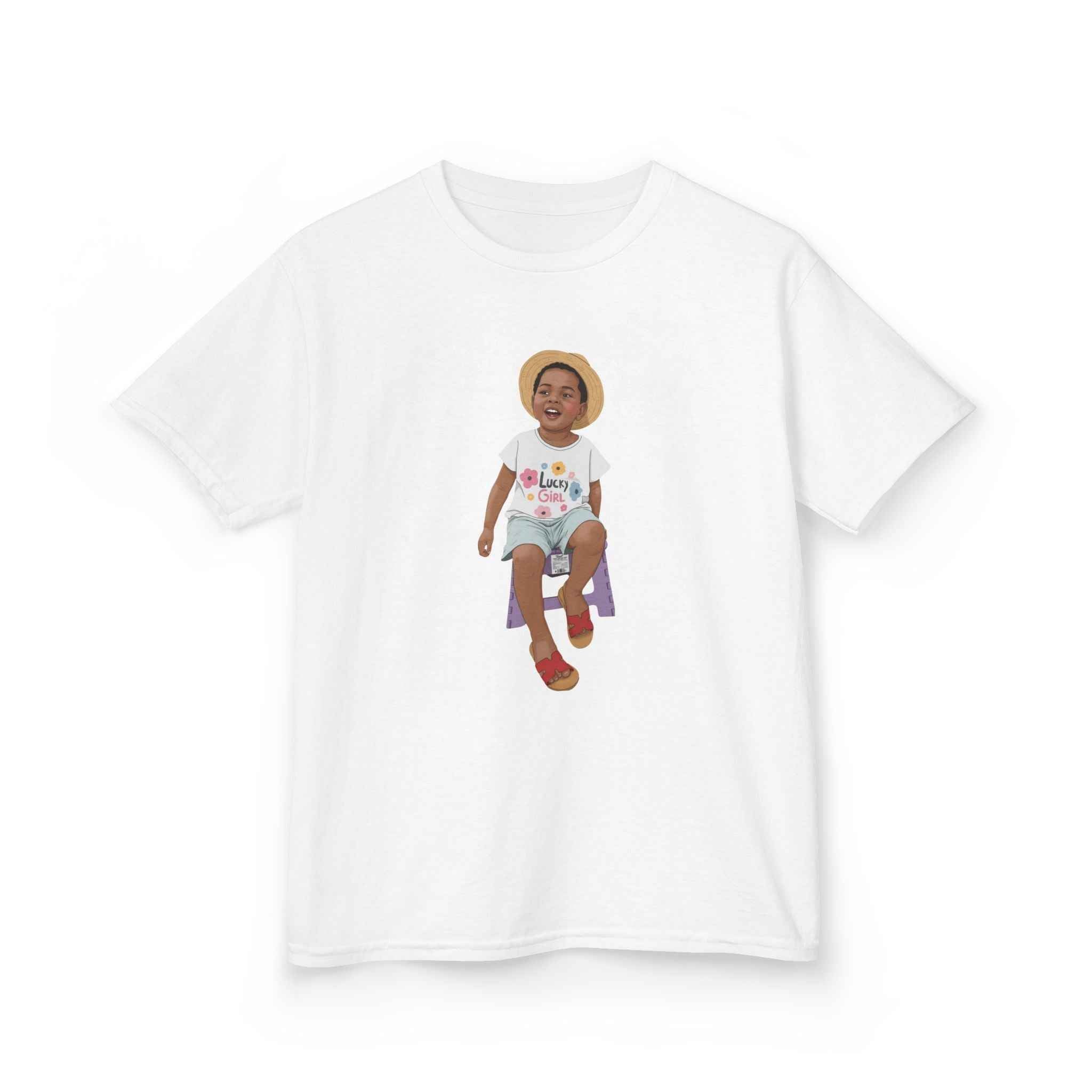 Whimsical Kids T-Shirt for Summer Fun, Cute Children's Apparel and Birthday Gift