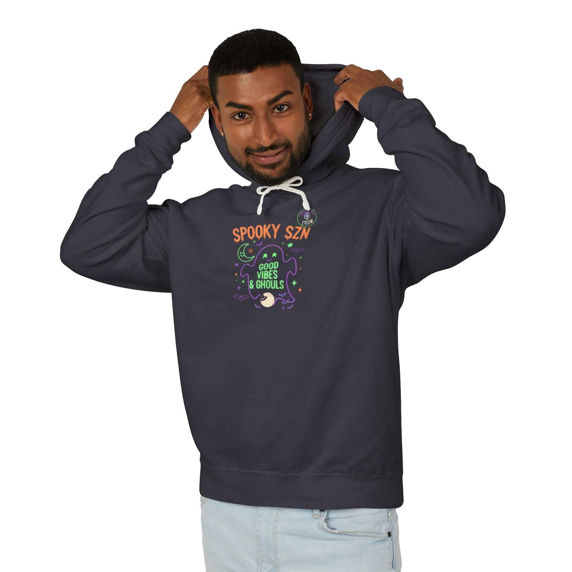 Halloween Hoodie - Lightweight Spooky Season Sweatshirt for Every Celebration