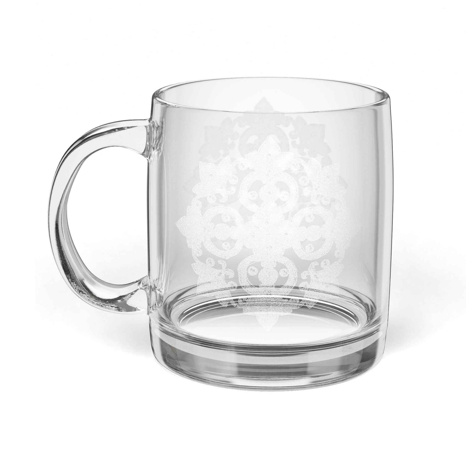 Elegant Personalized Glass Coffee Mug - Perfect Engraved Drinkware Gift