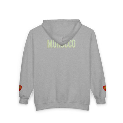 Morocco Pride Zip-Up Hoodie - Match Day Edition 🇲🇦