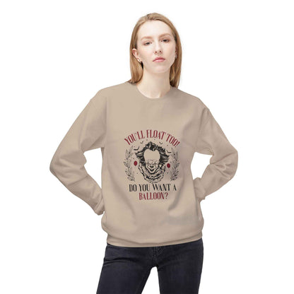 Creepy Chills Sweatshirt - Scary Movie Merch for Horror Apparel Lovers