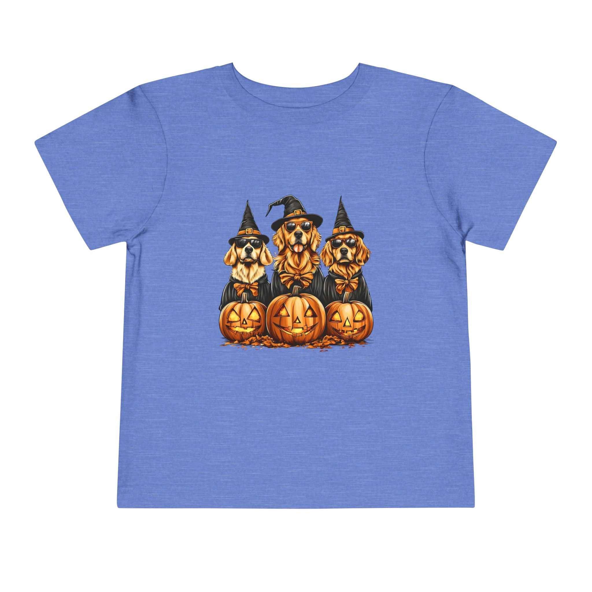 Halloween Puppy Witch Tee - Cute Toddler Shirt for Kids' Halloween Fun