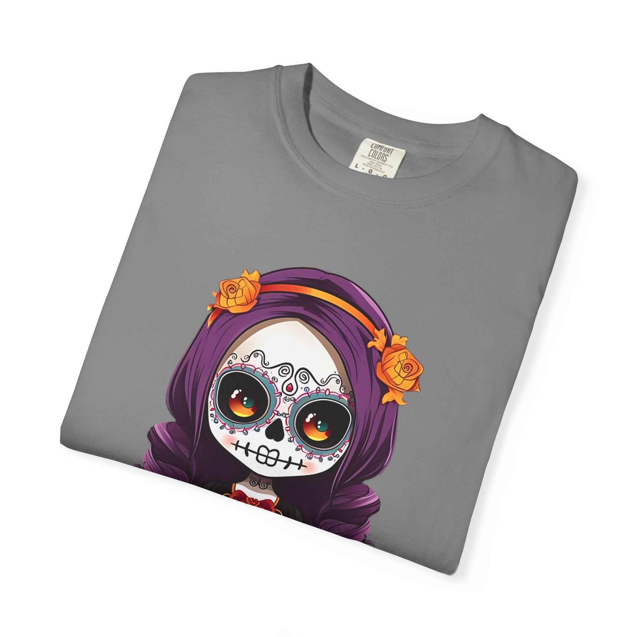 Dia de los Muertos T-Shirt - Vibrant Halloween Casual Wear