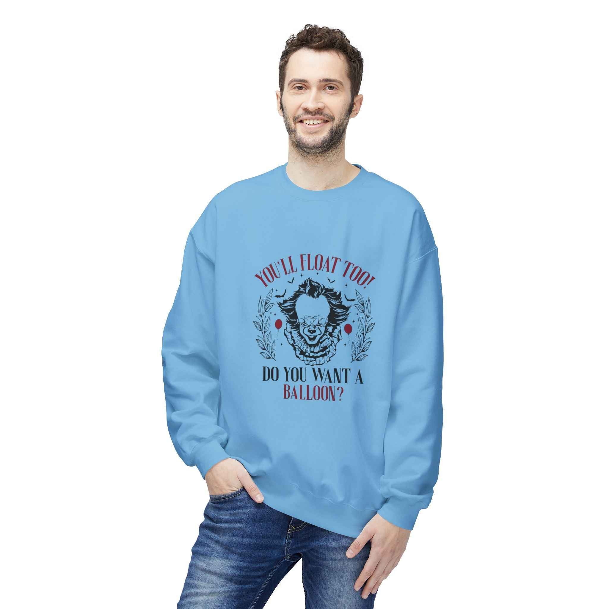 Creepy Chills Sweatshirt - Scary Movie Merch for Horror Apparel Lovers
