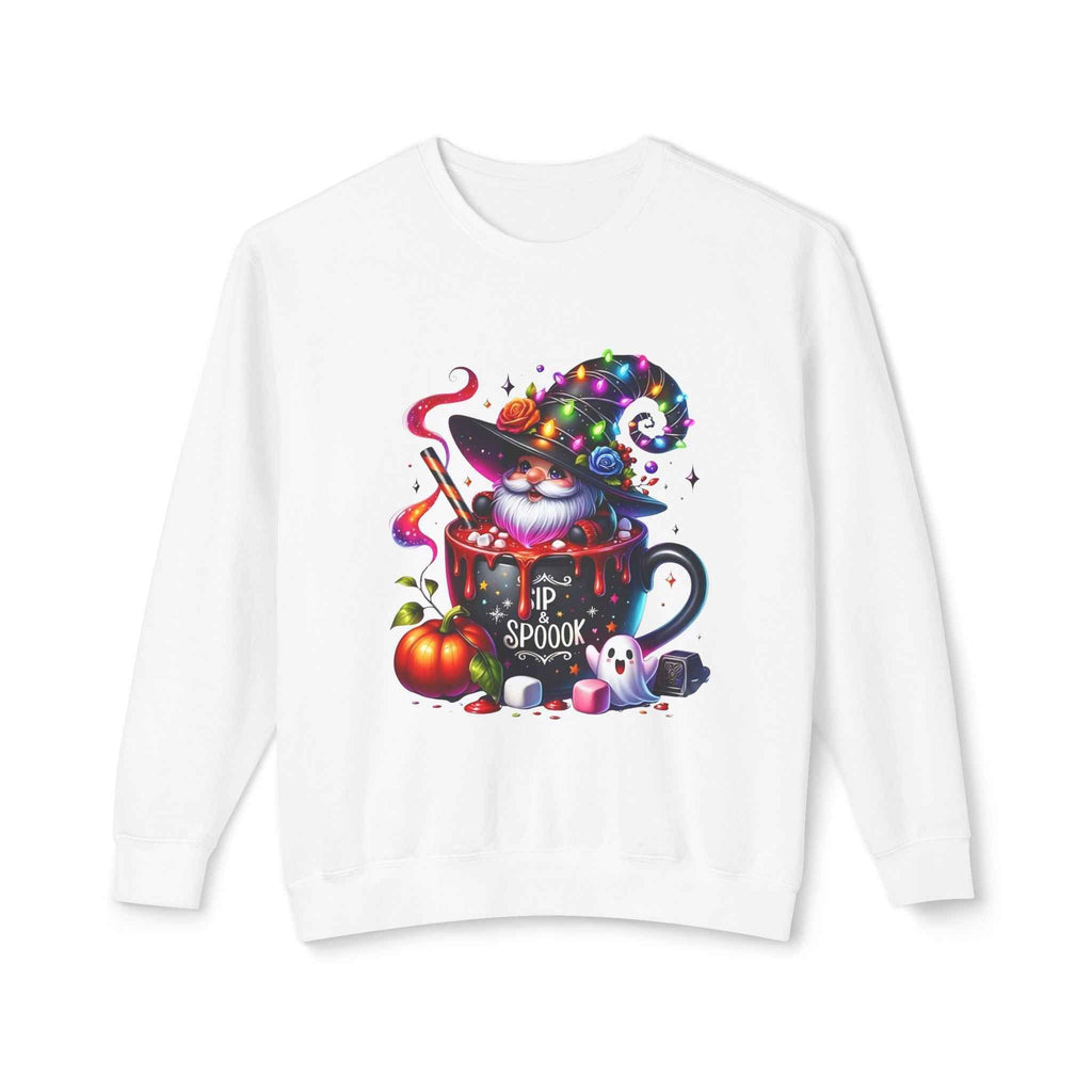 Spooky Cat Sweatshirt - Unisex Crewneck for Cat Lovers | Unique Autumn Apparel