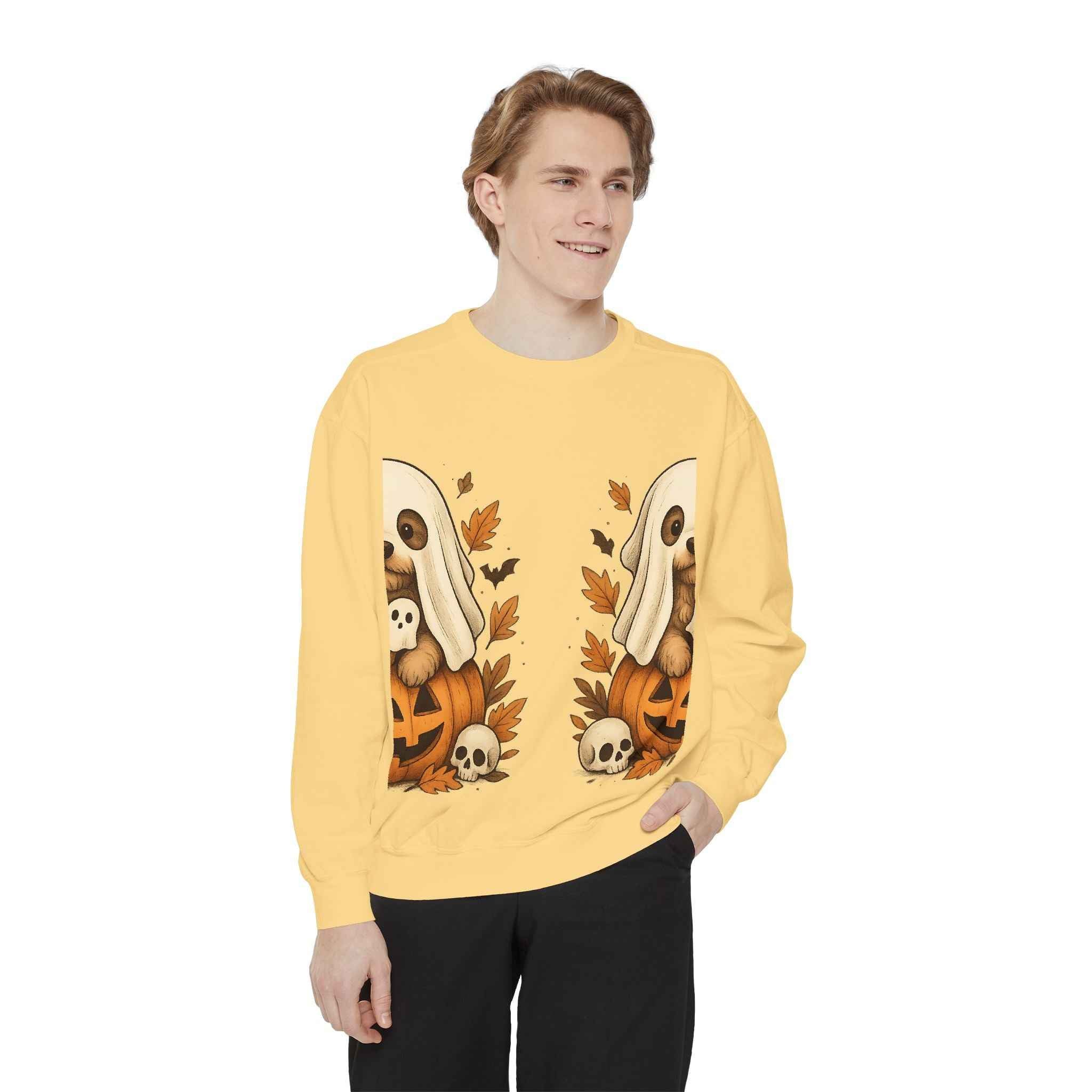 Halloween Bunny Sweatshirt for Spooky Seasonal Style