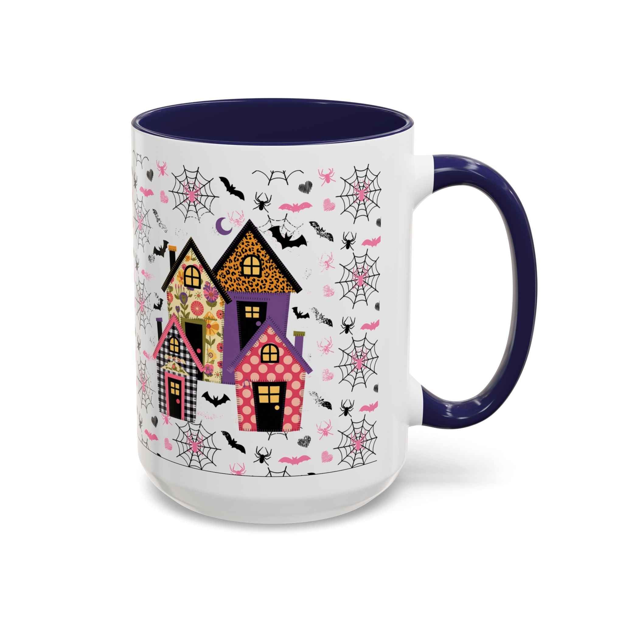 Halloween Coffee Mug | Spooky House Design, Perfect Fall Decor and Witchy Gifts for Autumn Celebrations and Cozy Nights