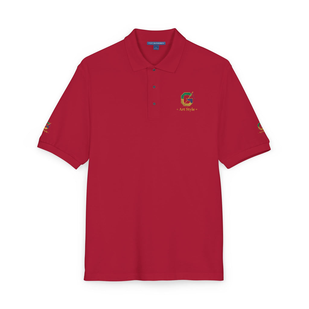Embroidered Polo Shirt for Unisex - Casual Comfort and Style