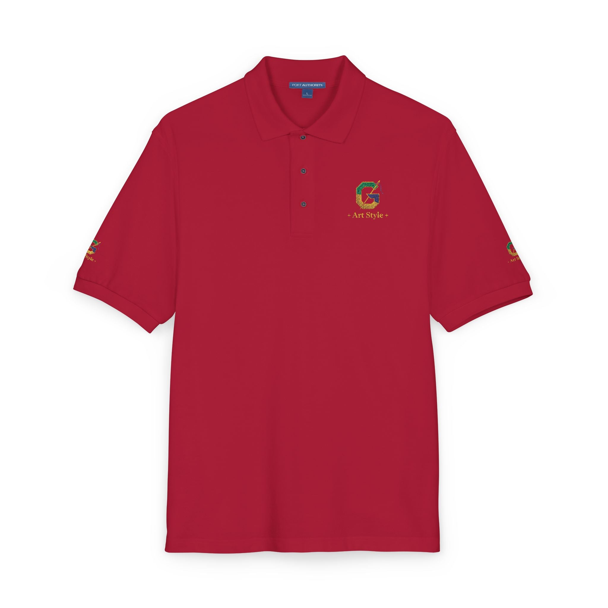Embroidered Polo Shirt for Unisex - Casual Comfort and Style