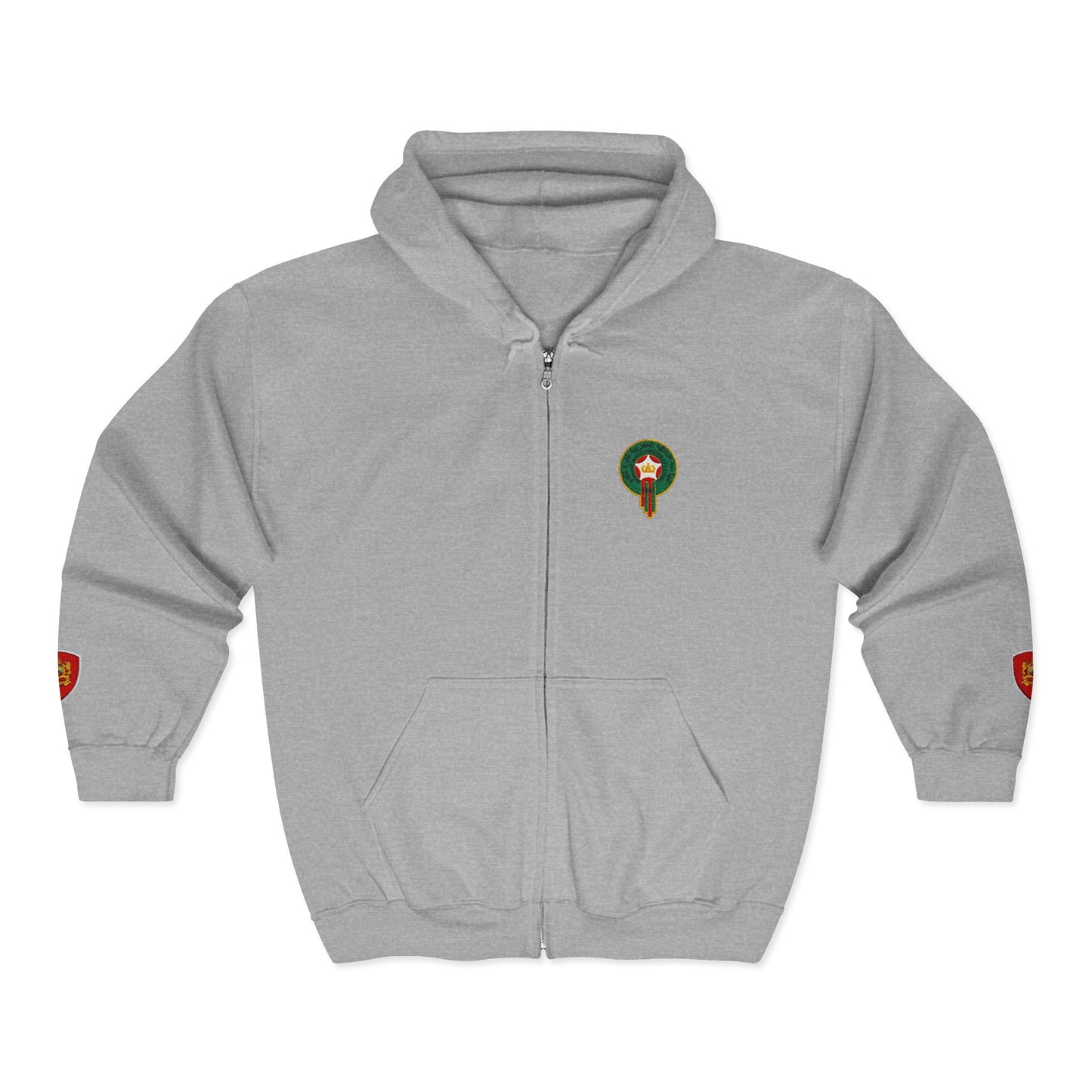 Morocco Pride Zip-Up Hoodie - Match Day Edition 🇲🇦