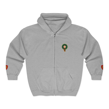 Morocco Pride Zip-Up Hoodie - Match Day Edition 🇲🇦