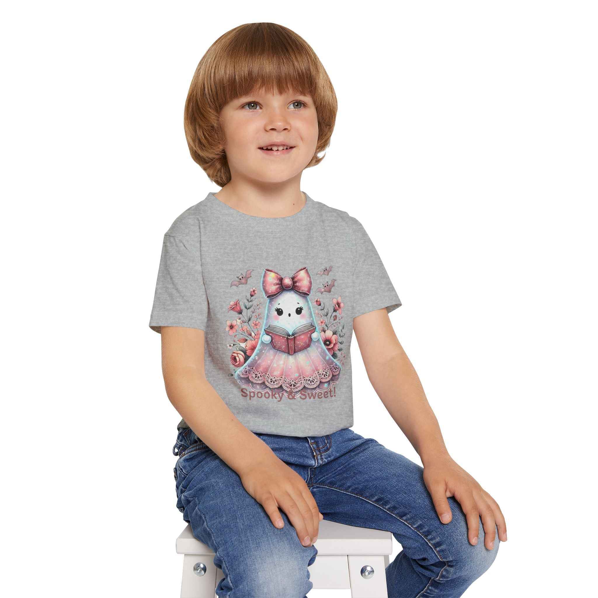 Spooky Sweet Toddler T-Shirt, Halloween Gift, Cute Kids Tee, Toddler Apparel