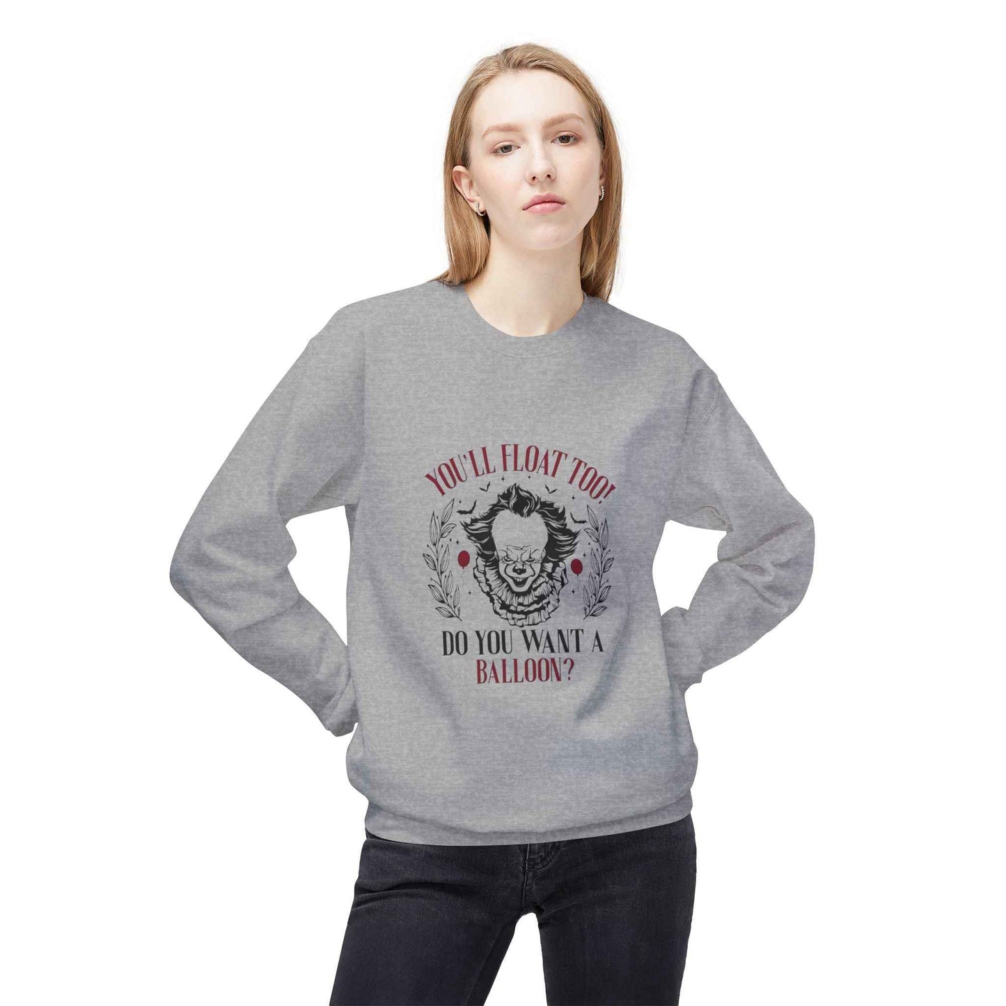 Creepy Chills Sweatshirt - Scary Movie Merch for Horror Apparel Lovers