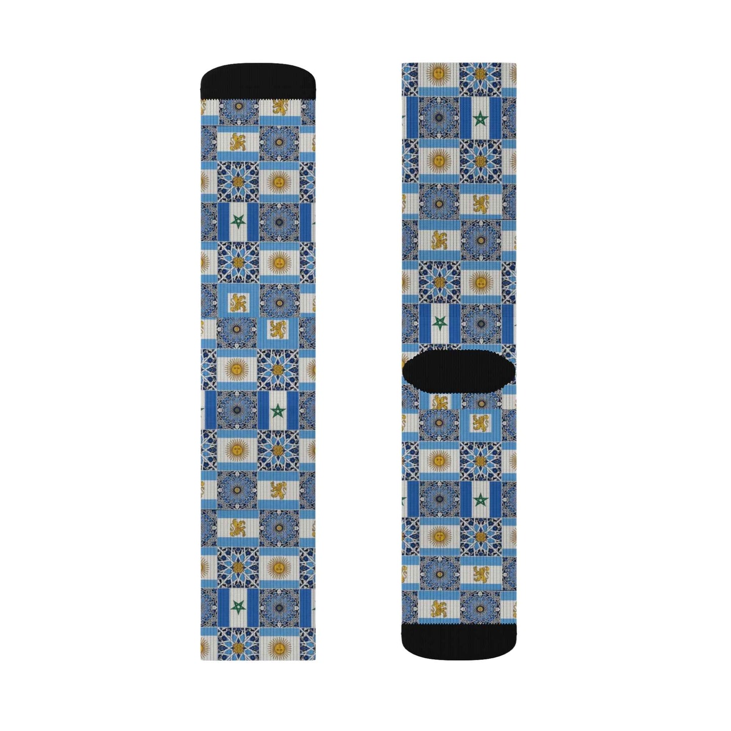 Morocco Argentina Patterned Socks - Limited Edition U20 World Cup Supporter Collection