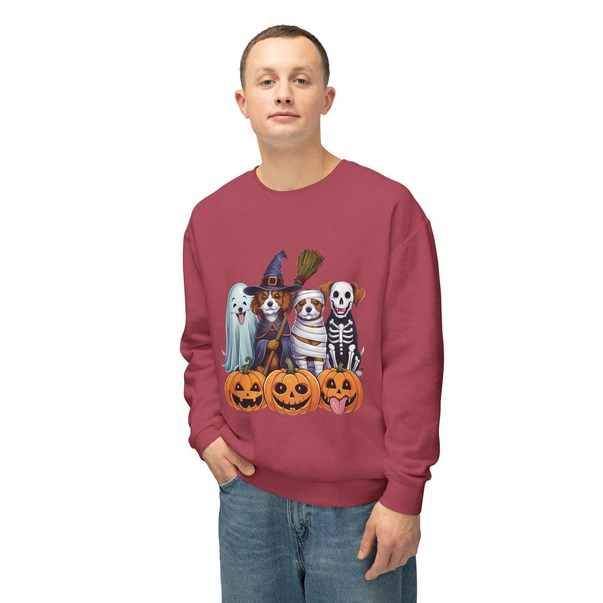Halloween Dog Sweatshirt – Spooky Pet Crewneck for Your Furry Friend