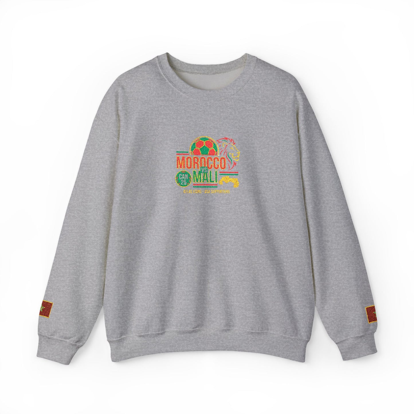 Morocco Mali Crewneck Sweatshirt - Show Your Support for Morocco in the USA