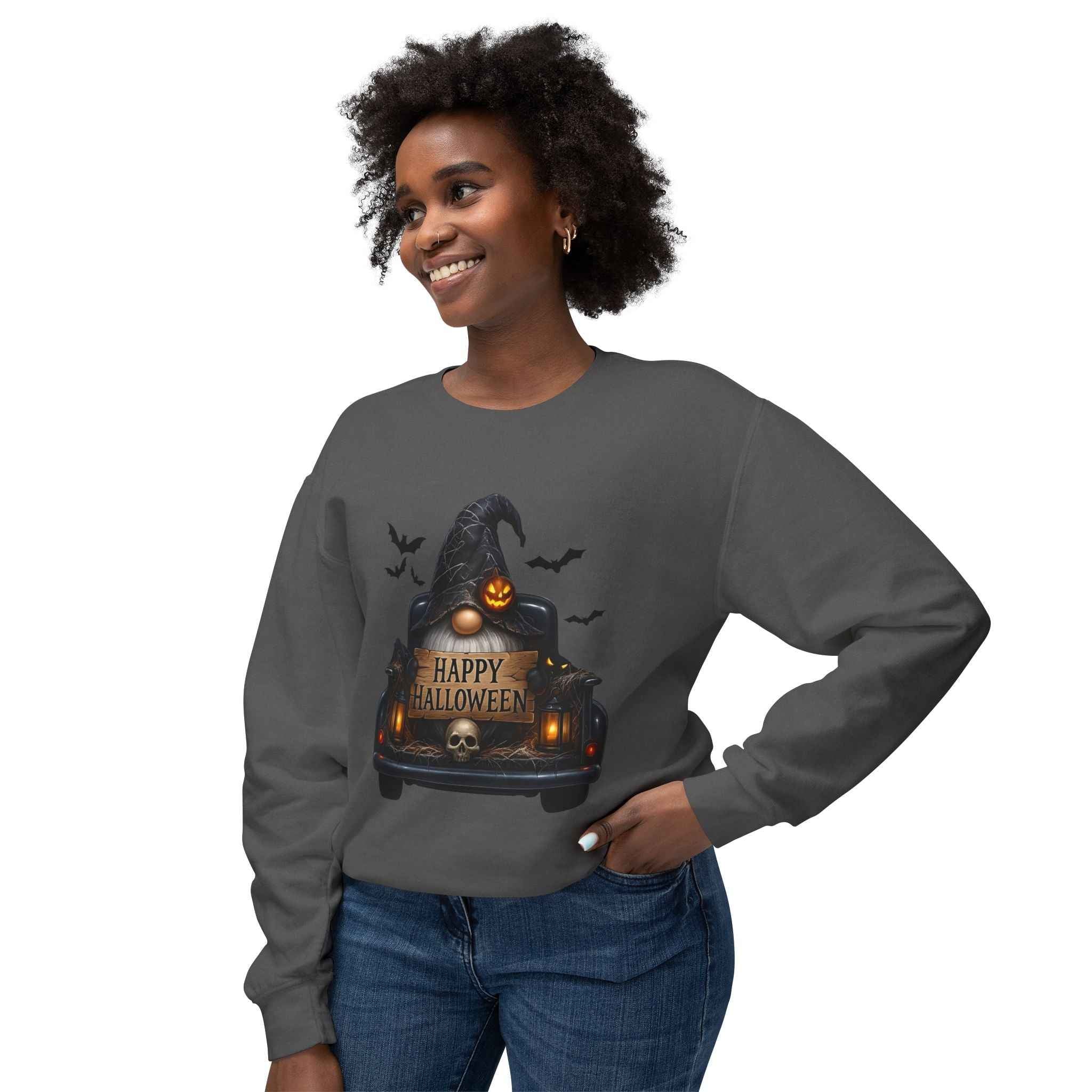 Halloween Unisex Sweatshirt - Spooky Crewneck for All Genders