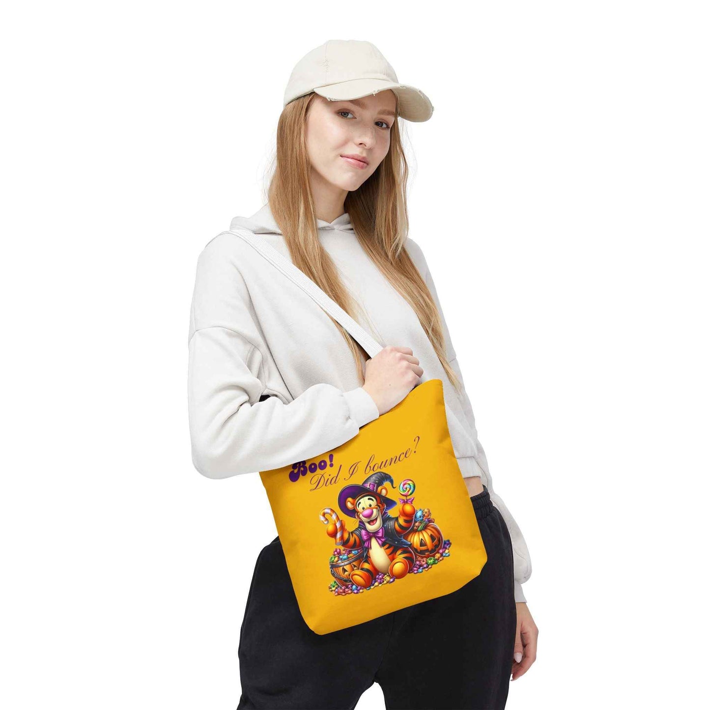 Halloween Tote Bag - Boo! Did I Bounce? Fun Trick or Treat Bag, Cute Gift for Halloween Lovers, Seasonal Shopping Bag, Fall Decor