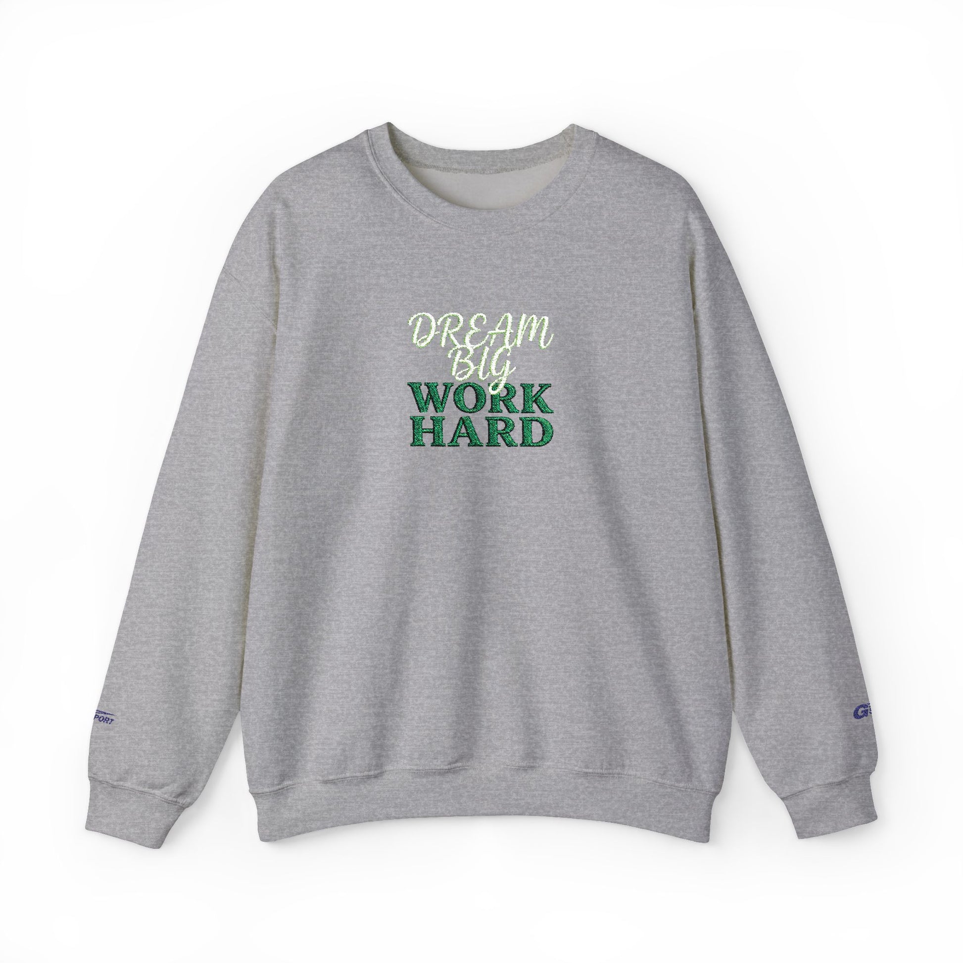 Dream Big Floral Crewneck Sweatshirt — "Dream Big, Sparkle Fierce" Inspirational Pullover - Ghita Shop