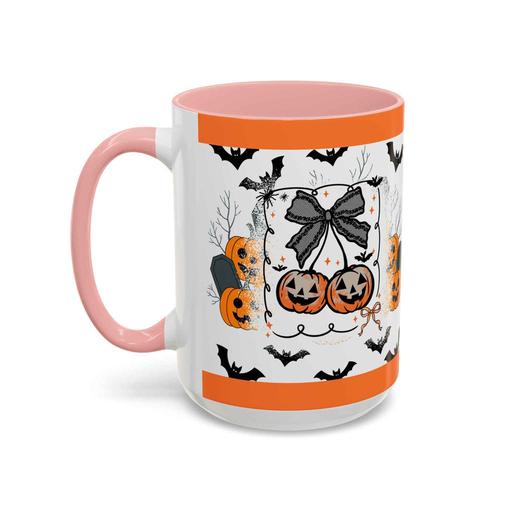 Halloween Coffee Mug - Spooky Pumpkin Design Accent