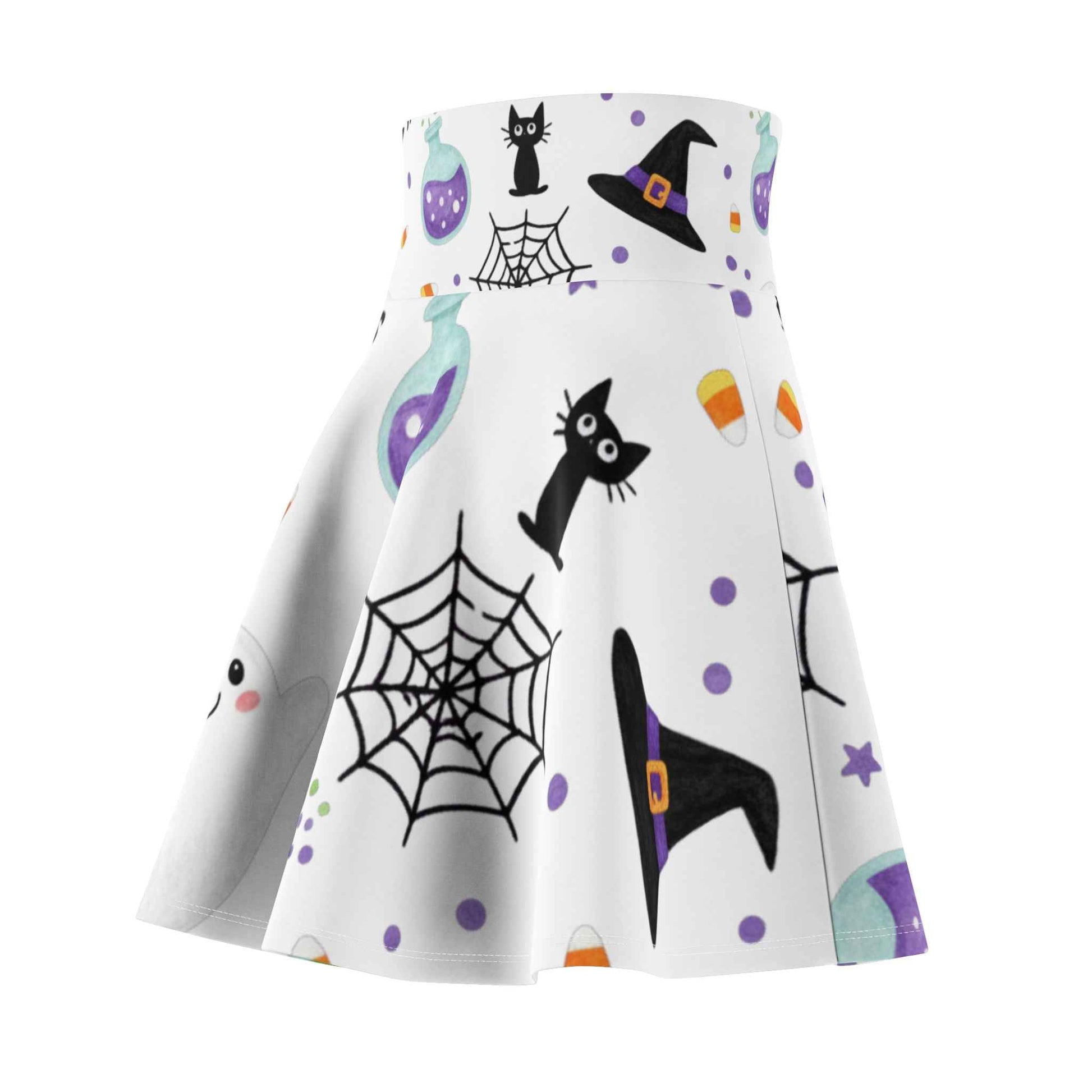 Chic Halloween Skater Skirt - Stylish Festive Fashion for October 31st