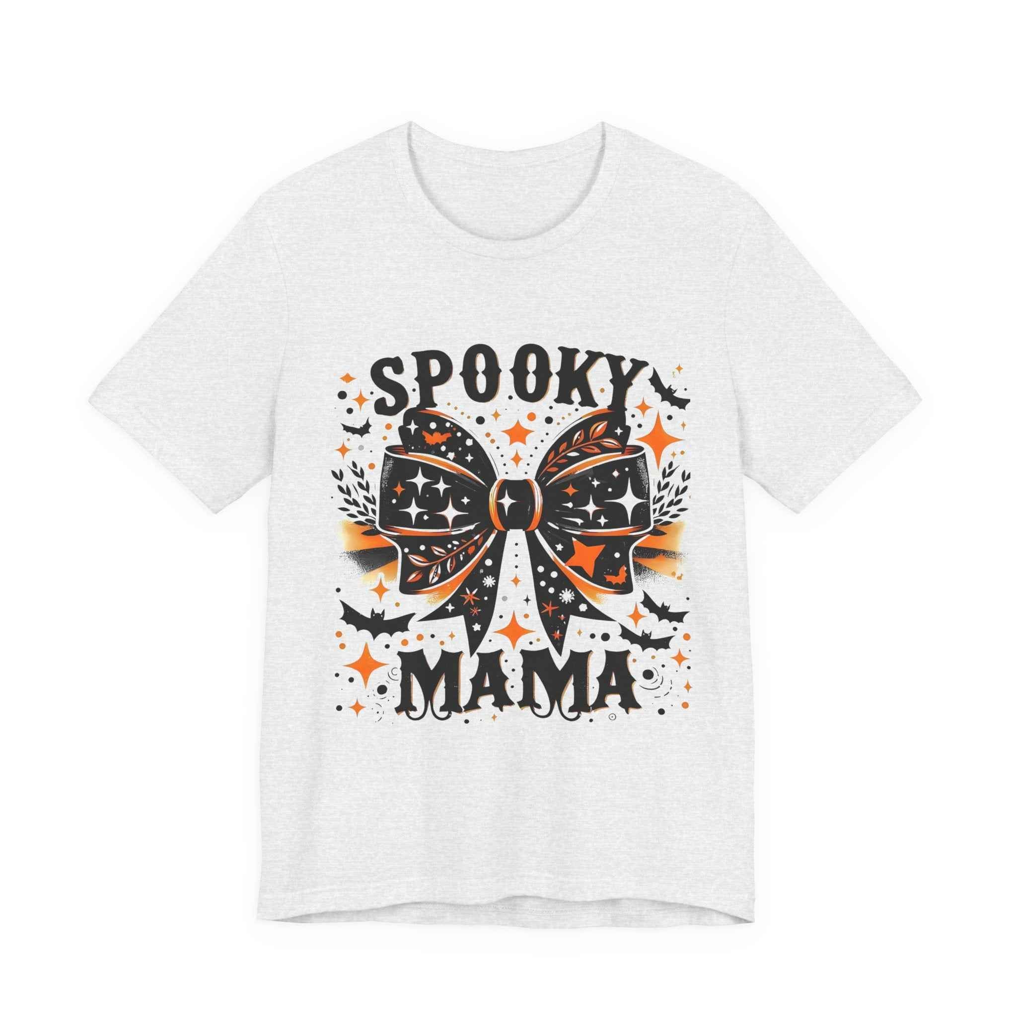 Spooky Mama T-Shirt - Unisex Jersey Tee for Halloween, Family Events, Gifts for Moms, Autumn Fashion, Casual Wear