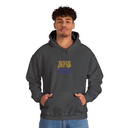 Keep Pushing Hoodie - Motivational Tiger Graphic Pullover for Inspiration - Ghita Shop