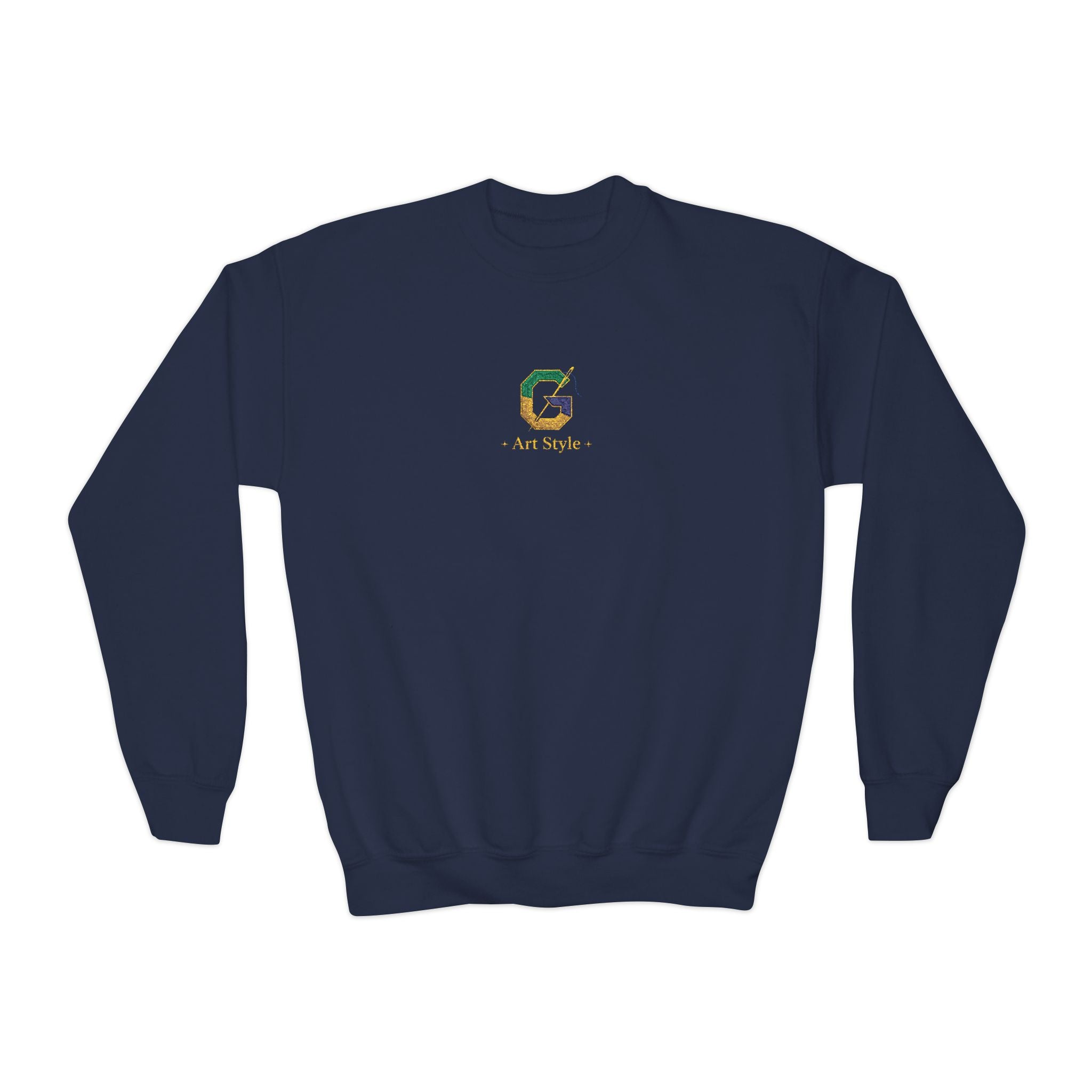 Colorful Letter G Sweatshirt for Youth - Stylish Crewneck Design