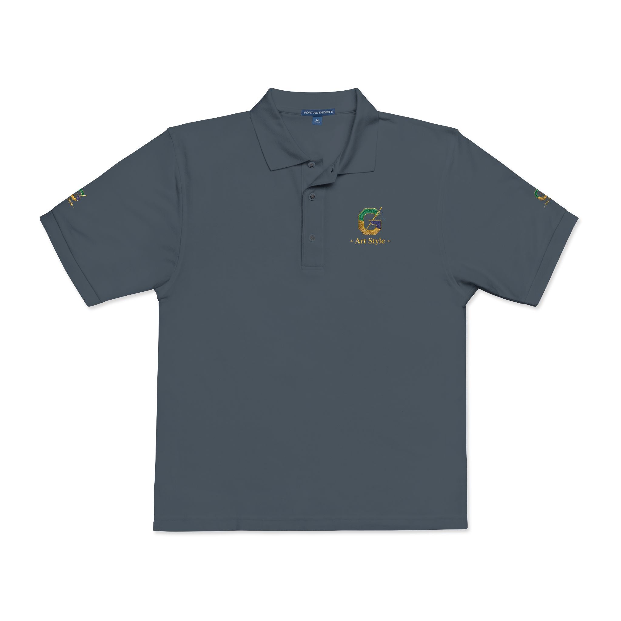 Embroidered Polo Shirt for Unisex - Casual Comfort and Style