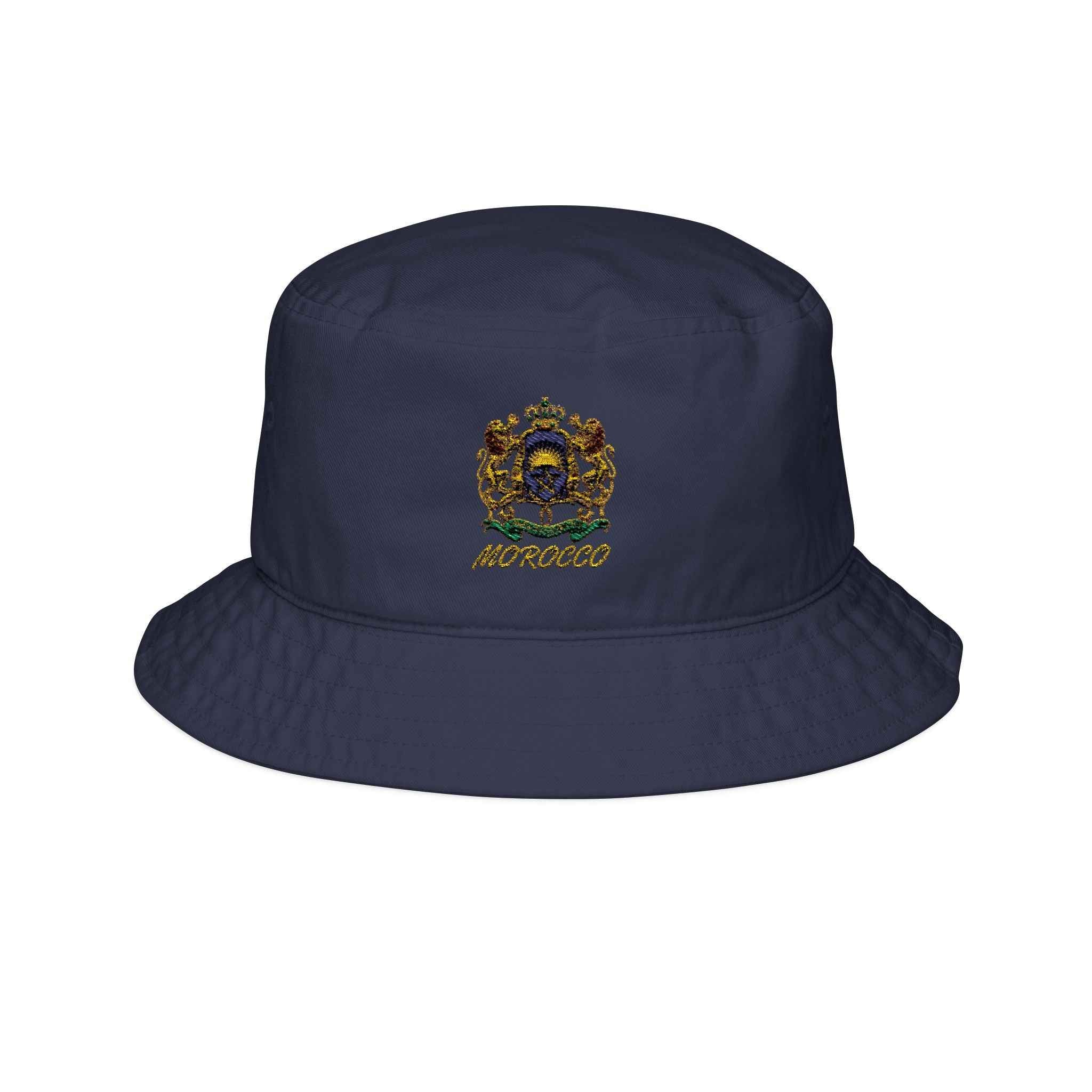 Embroidered Bucket Hat Morocco Souvenir Gift - Perfect for Morocco vs Argentina Fans