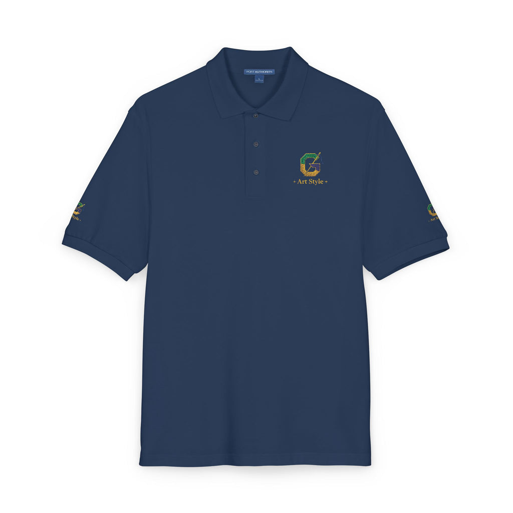 Embroidered Polo Shirt for Unisex - Casual Comfort and Style