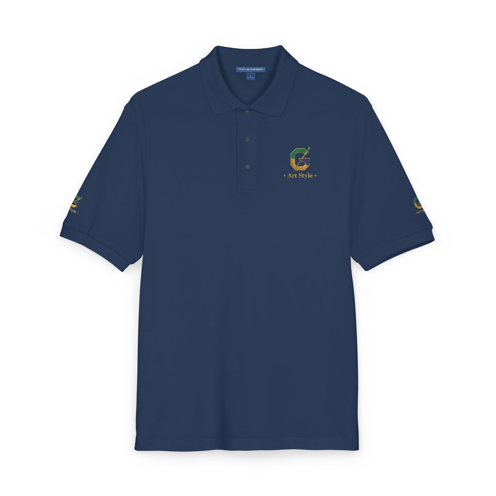 Embroidered Polo Shirt for Unisex - Casual Comfort and Style