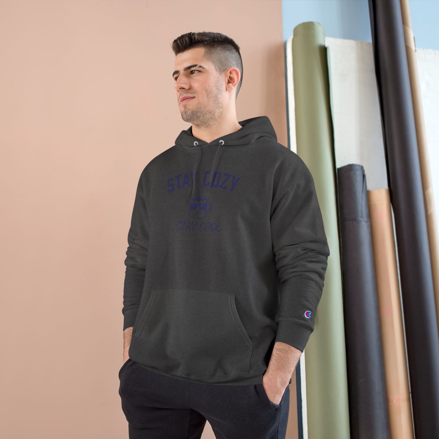 Stay Cozy Hoodie — 'Stay Cozy, Stay Cool' Graphic Pullover