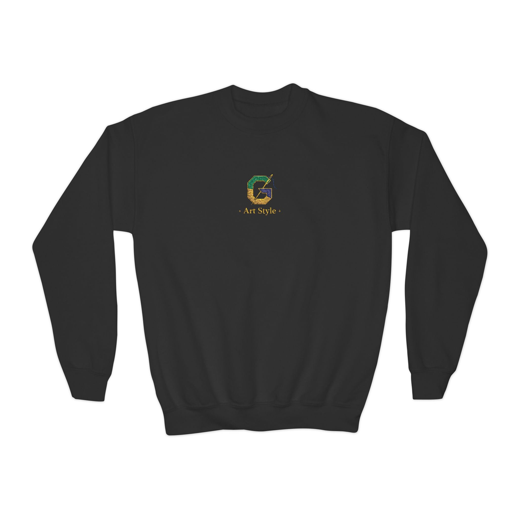 Colorful Letter G Sweatshirt for Youth - Stylish Crewneck Design