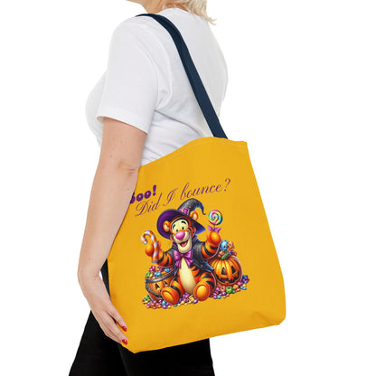 Halloween Tote Bag - Boo! Did I Bounce? Fun Trick or Treat Bag, Cute Gift for Halloween Lovers, Seasonal Shopping Bag, Fall Decor - Ghita Shop