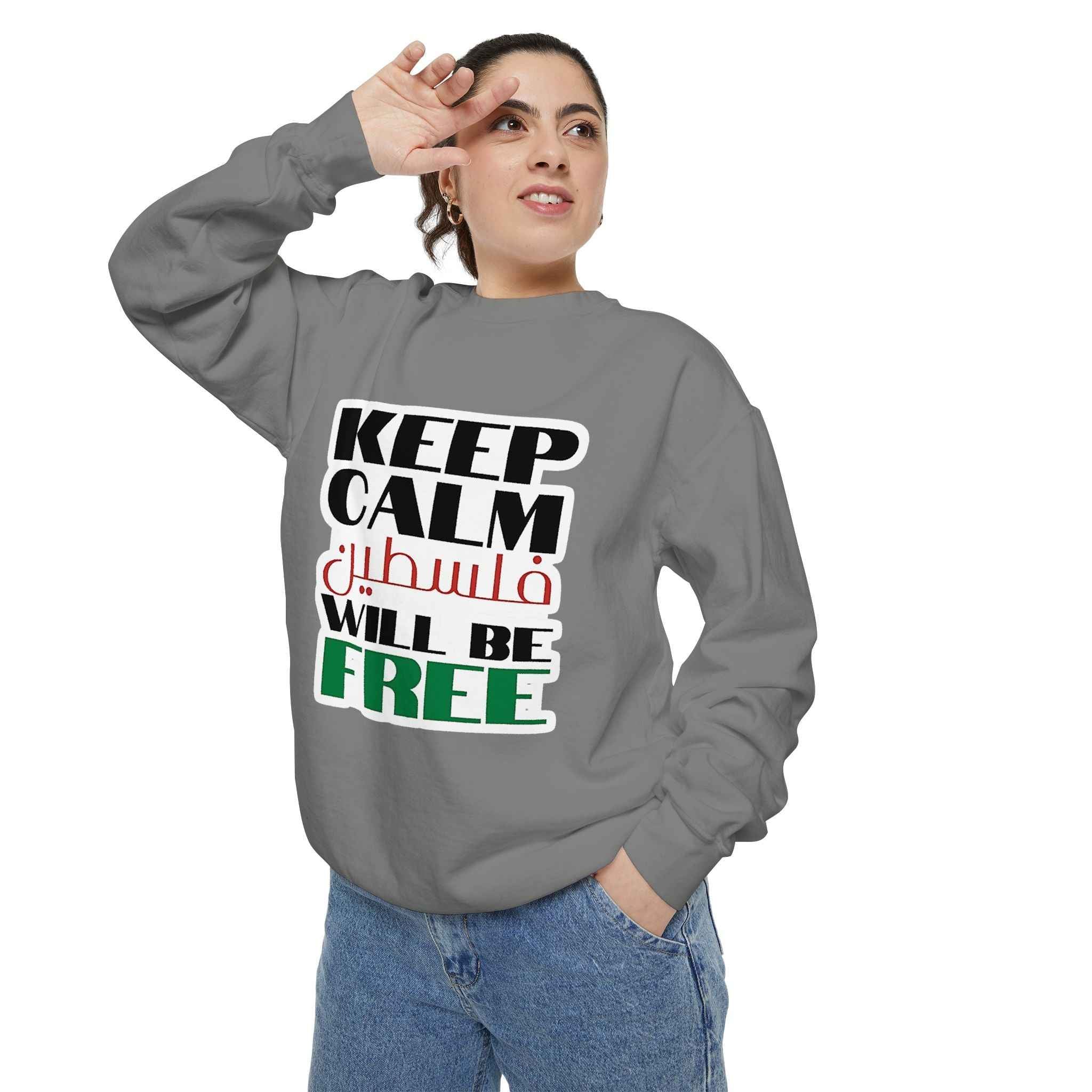 Palestine Will Be Free Sweatshirt - Unisex Ghaza Support Apparel
