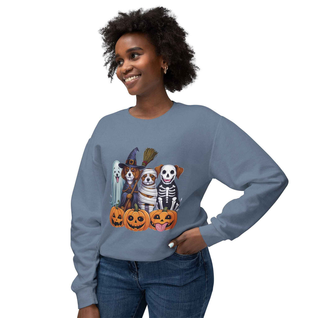 Halloween Dog Sweatshirt – Spooky Pet Crewneck for Your Furry Friend