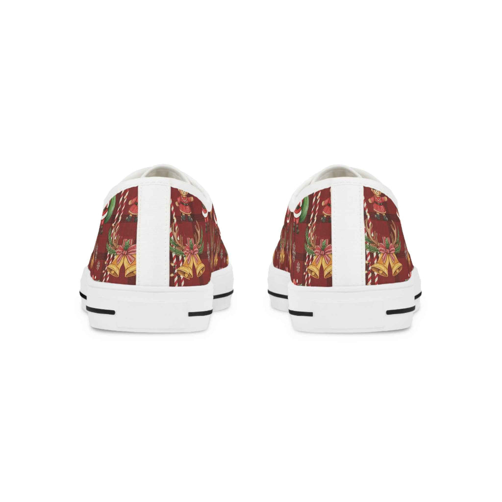 Festive Patterned Low Top Sneakers Men for Holiday Style