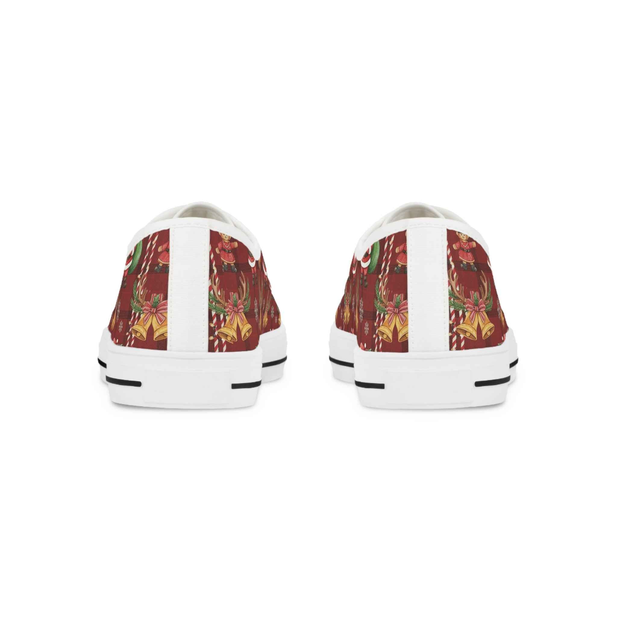 Festive Patterned Low Top Sneakers Men for Holiday Style