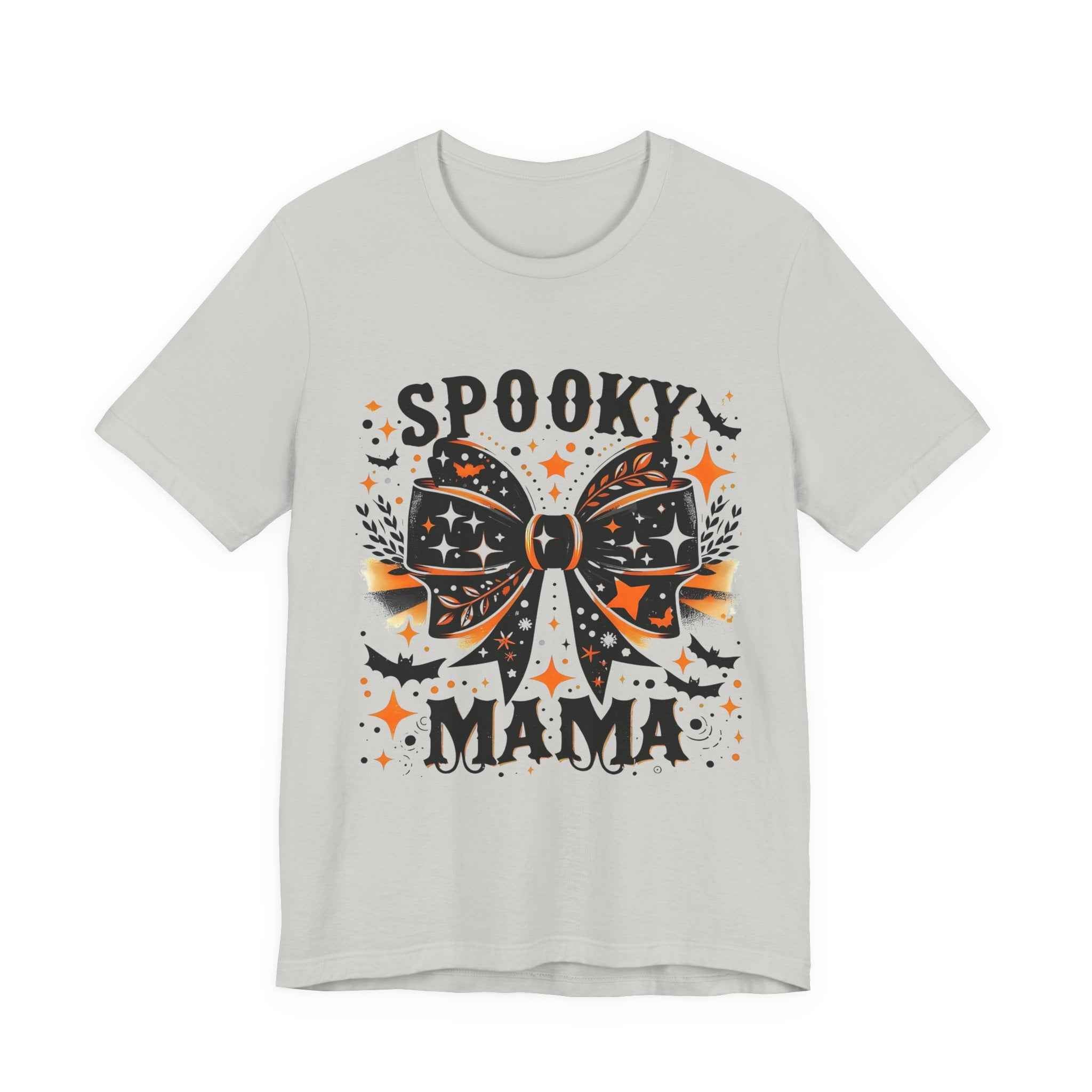 Spooky Mama T-Shirt - Unisex Jersey Tee for Halloween, Family Events, Gifts for Moms, Autumn Fashion, Casual Wear