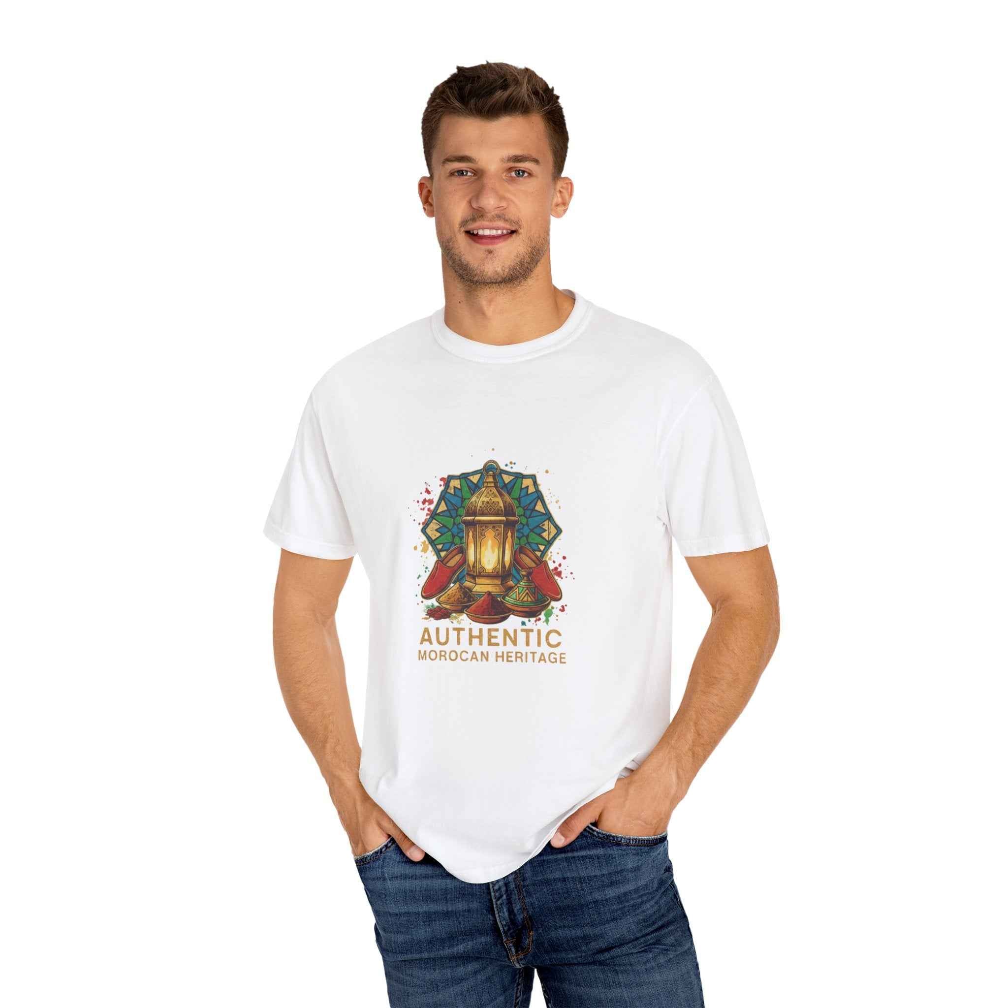 Moroccan Heritage T-Shirt - Celebrate Cultural Elegance and Style