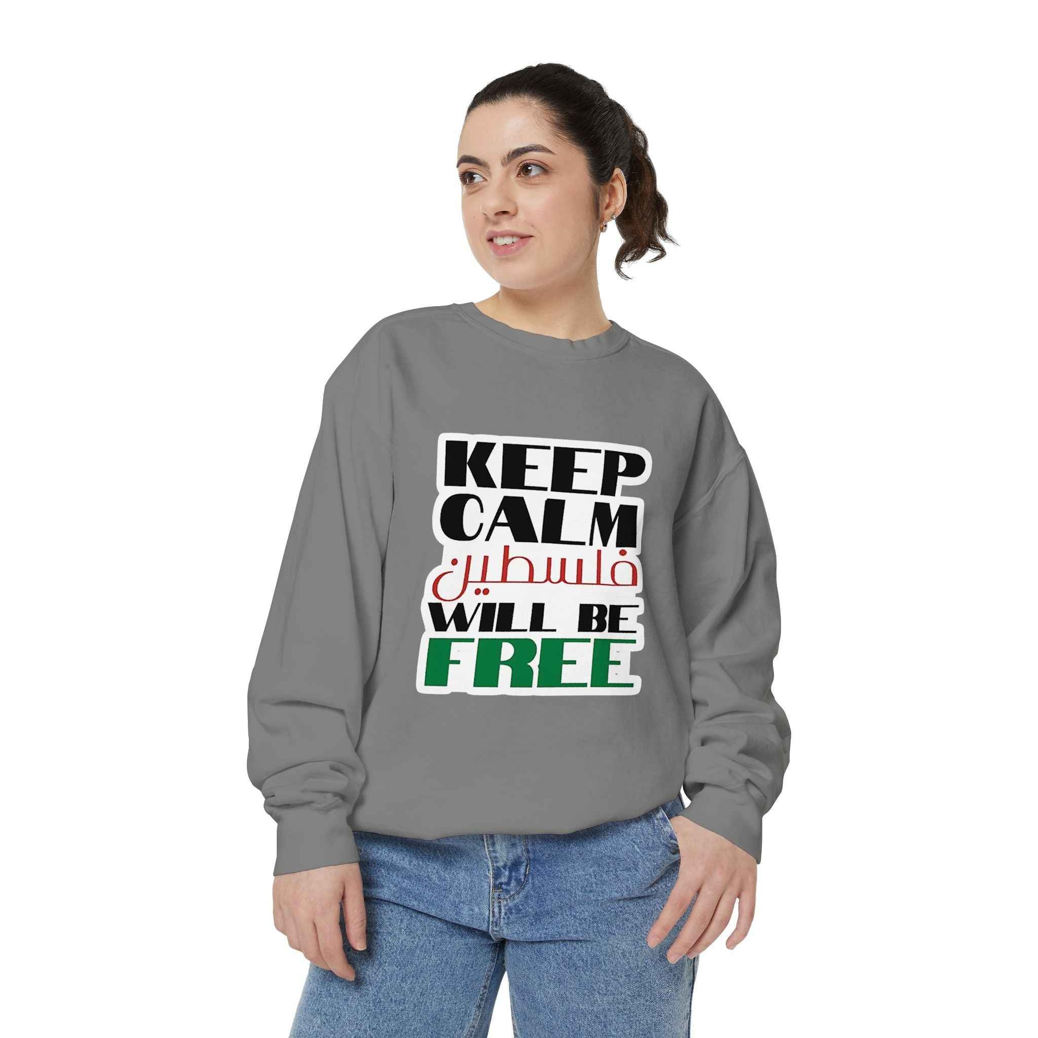 Palestine Will Be Free Sweatshirt - Unisex Ghaza Support Apparel