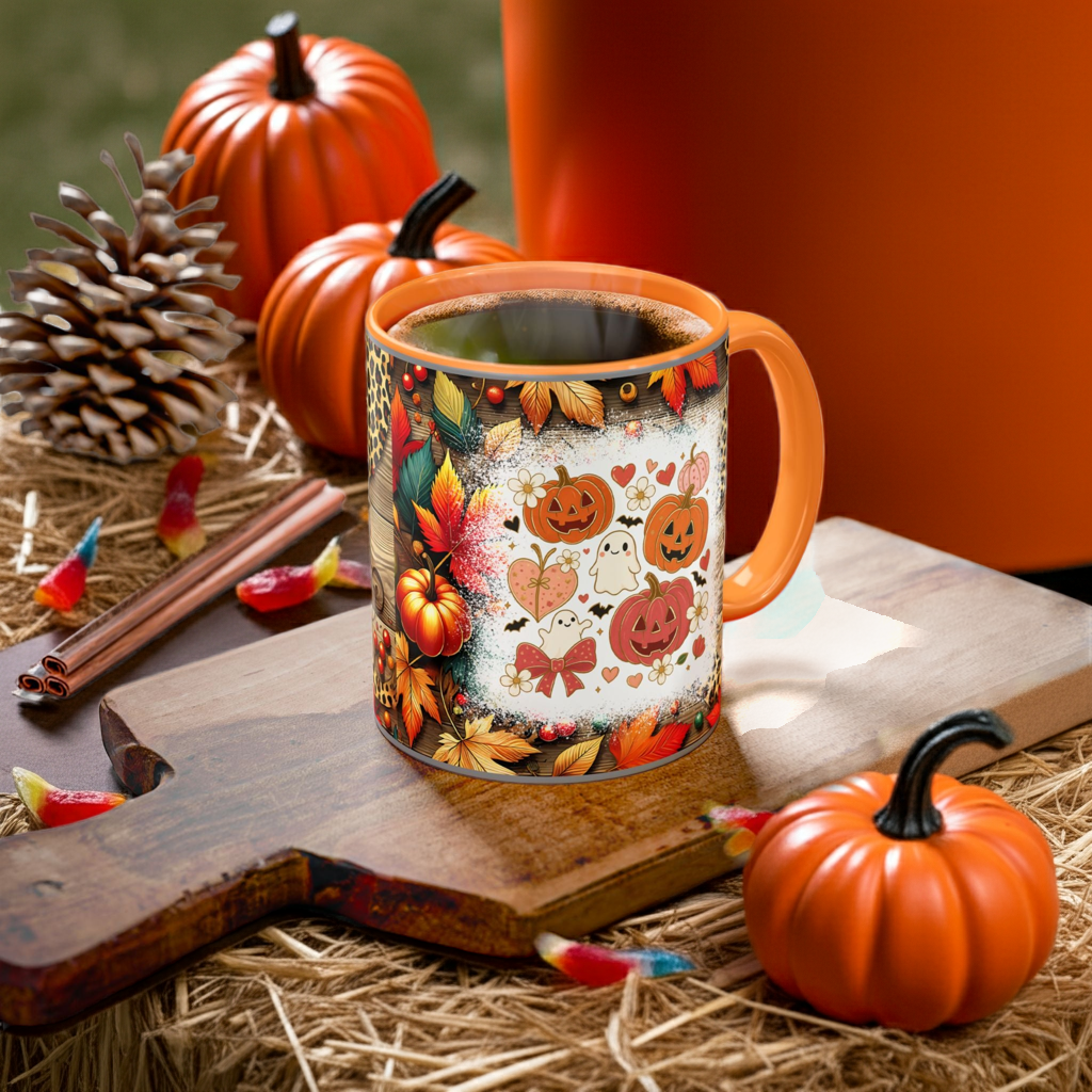 Cute Halloween Mug, Seasonal Drinkware - Ghita Shop